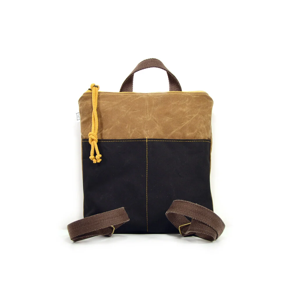 Mini Backpack - Waxed Canvas // 5 Color Options — Rachel Elise